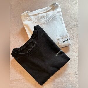 Patagonia T-Shirts Bundle (2) – Men’s XL (Black & White)